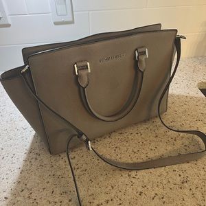 Michael Kors grey handbag